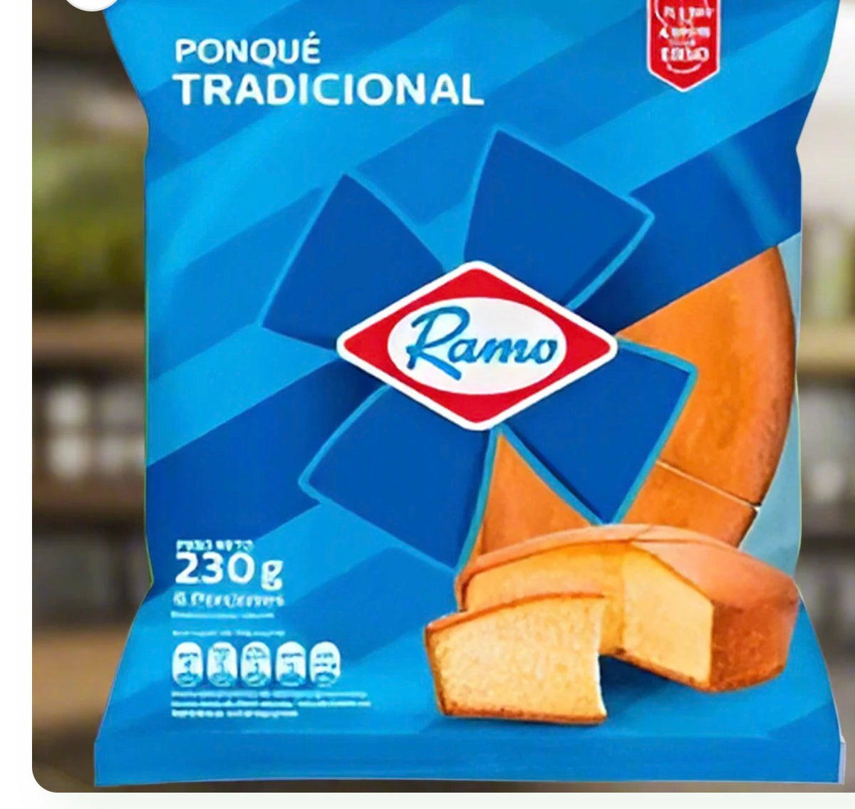 Ponque ramo tradicional