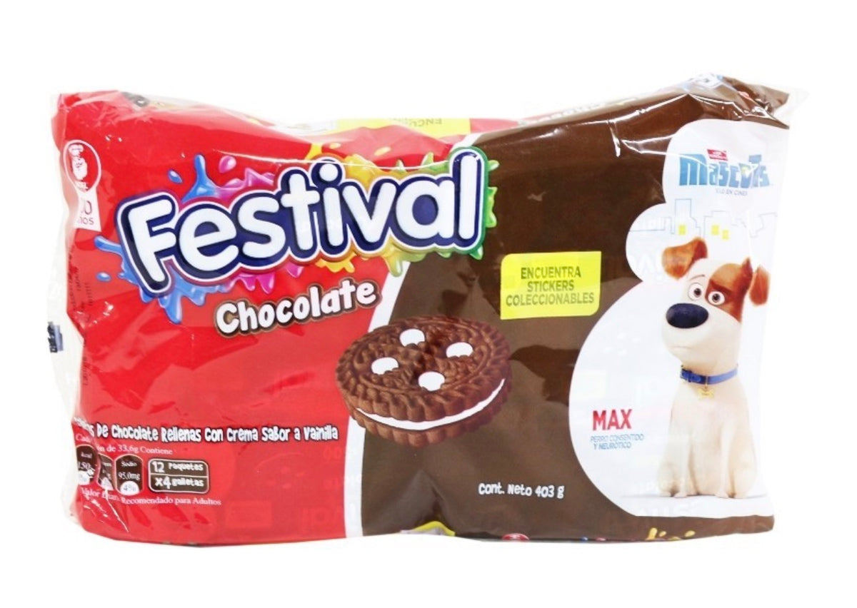 GALLETA FESTIVAL SABOR CHOCOLATE